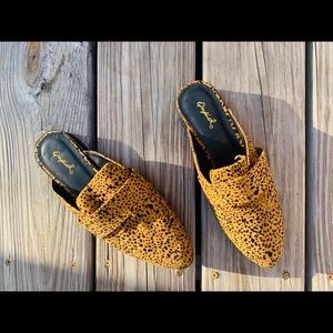 Lepord qupid mules/Loafers NWT A7